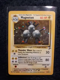 Magneton Base Set 2 9/130 Holo Pokemon Card. - Image 1