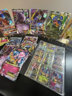 Pokemon Card Vintage Collection Lot Binder And More: M Charizard Ex, Xy Full Art - Image 1