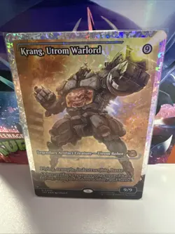 Krang, Utrom Warlord (Showcase) (Fracture Foil) MtG 300 - Image 1