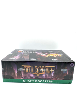 Magic Streets of New Capenna DRAFT Booster Box - Sealed Box Tiny Hole - Image 1
