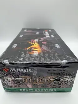 Magic Streets of New Capenna DRAFT Booster Box - Sealed Box Tiny Hole - Image 3