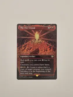 The Fire Crystal (Borderless) FINAL FANTASY Rare NM MTG non Foil - Image 1