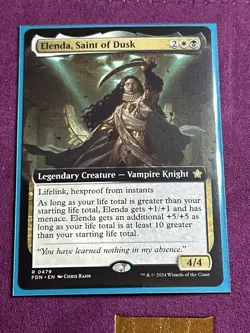 Elenda, Saint Of Dusk - Extended Art - FDN - MTG - EN - NM - 0479 - Image 2