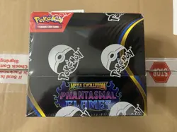 Pokemon TCG Mega Evolution PHANTASMAL FLAMES Booster Box NEW/Factory Sealed - Image 1