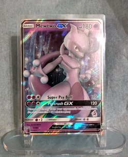 Mewtwo GX #31/68 *MewtwoStamp* BTA Hidden Fates Pokemon NM *2019* - Image 1