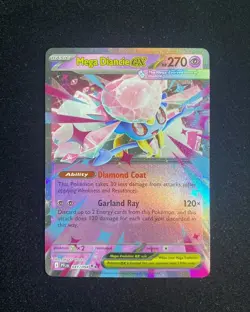 2025 Pokemon TCG Eng Phantasmal Flames PFL EN 041/094 Mega Diancie Ex Holo FS51 - Image 1