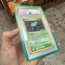 2005 Pokemon Ditto Bulbasaur EX Delta Species Stamped Reverse Foil 36/113 PSA 8 - Image 2