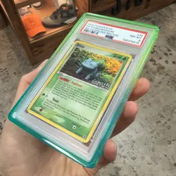 2005 Pokemon Ditto Bulbasaur EX Delta Species Stamped Reverse Foil 36/113 PSA 8 - Image 3