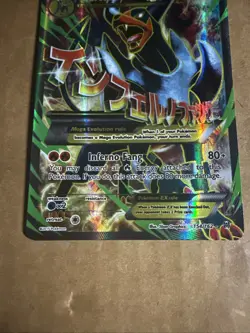 Pokemon TCG M Houndoom EX Ultra Rare Full Art 154/162 Breakthrough - Image 3