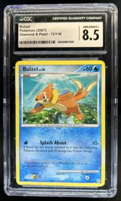 2007 Pokemon Diamond & Pearl Buizel #72/130 CGC 8.5 - Image 1