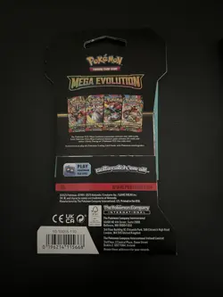 (VERY HEAVY) 32.89g Pokemon TCG Mega Evolution Sleeved Booster Pack (SEALED)✅ - Image 4