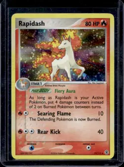2004 Pokemon EX FireRed & LeafGreen Rapidash Holo #13/112 - Image 1