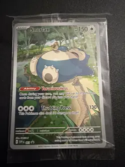 Pokemon TCG Snorlax SVP 051 Full Art Holo Black Star Promo NM - Image 1