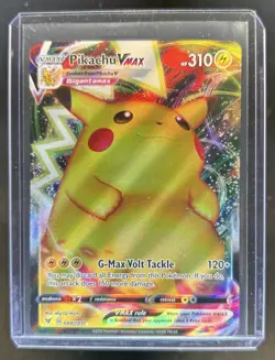 2020 Pokemon SWSH Vivid Voltage Pikachu VM Vmax Ultra Rare #044/185 - Image 1