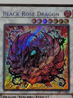 Yugioh! Black Rose Dragon L5DD-ENS02 Secret Rare 1st Edition Mint Condition - Image 4