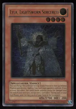 Lyla, Lightsworn Sorceress (UTR) LODT-EN019 Ultimate Rare Yu-Gi-Oh - Image 1