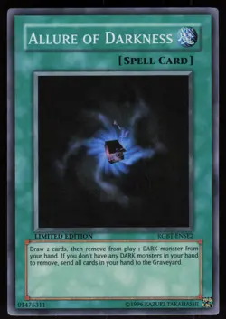 Allure of Darkness RGBT-ENSE2 Super Rare Yu-Gi-Oh - Image 1