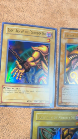🔥 YUGIOH Exodia The Forbidden One SET (5 PIECES) ORIGINAL 2002 LOB-124 LP/NM - Image 2