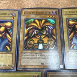 🔥 YUGIOH Exodia The Forbidden One SET (5 PIECES) ORIGINAL 2002 LOB-124 LP/NM - Image 5