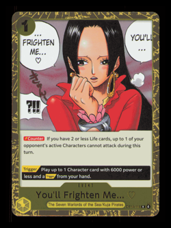 One Piece You'll Frighten Me... OP14-118 The Azure Sea's Seven Rare NM CCG - Image 1