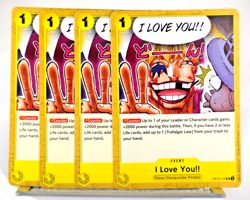 OP12-115 I Love You!! (UC) Legacy of the Master One Piece CCG x4 Playset - Image 1