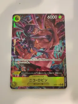 ONE PIECE Nico Robin (Alt Art) OP09-107 R Emperors in the New World Japanese NM - Image 1