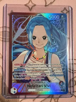 Nefeltari Vivi Leader Alternate Art EB03-001 MINT One Piece Heroines Edition - Image 1
