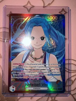 Nefeltari Vivi Leader Alternate Art EB03-001 MINT One Piece Heroines Edition - Image 2