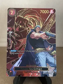 One Piece OP13 Benn.Beckman(SP) OP09-009 Carrying On His Will English - Image 1
