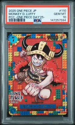 2025 ONE PIECE JPN PREMIUM COLLECTION ONE PIECE DAY'25 MONKEY D. LUFFY PSA 10 - Image 1