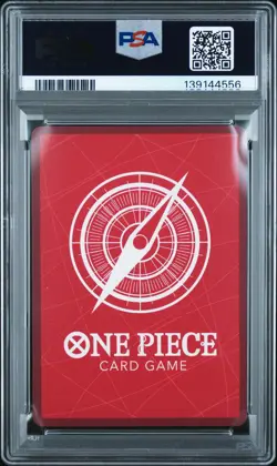 2025 ONE PIECE OP13-CARRYING ON HIS WILL ALTERNATE ART MONKEY D. LUFFY PSA 10 - Image 2