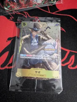 P-073 Sabo Southeast Asia Champion 2023 EXCLUSIVE PROMO SEALED One Piece - Image 2