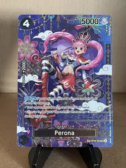 One Piece OP14 Perona(SP) OP06-093 The Azure Sea's Seven English - Image 1