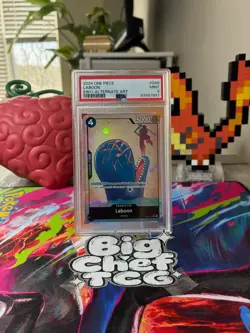 2024 ONE PIECE EB01-EXTRA BOOSTER MEMORIAL COLLECTION #048 LABOON ALT ART PSA 9 - Image 1