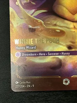 Disney Lorcana Fabled #227 - Winnie the Pooh - Honey Wizard NM/M Enchanted - Image 5