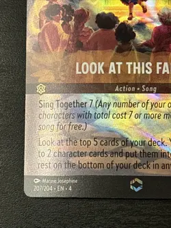 Disney Lorcana Ursula's Return: Look at This Family Enchanted Card 207/204 - Image 5