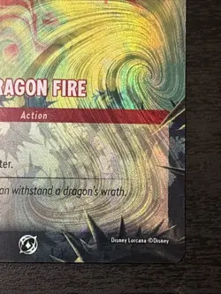Lorcana Challenge Dragon Fire Enchanted Promo 25/P1 Enchanted Disney FOIL Eng - Image 4