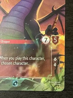 Disney Lorcana - Maleficent Monstrous Dragon (Store Championship) 5/P3 - NM FOIL - Image 4