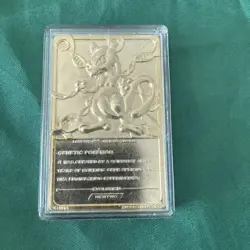 1999 MEWTWO #150 Gold Bar Card Limited Edition Burger King Gold Plated Pokemon - Image 4