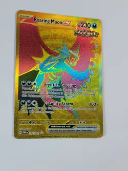 Pokemon Card Roaring Moon ex 262/182 SV04: Paradox Rift Holo US - Image 2