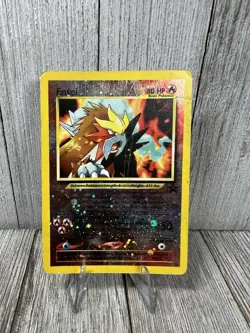 Entei #34 Black Star Promo Reverse Holo Pokemon TCG Card WOTC HP/DMG - Image 1