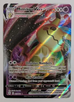 Mimikyu VMAX Holo Card 069/172 Ultra Rare NM Condition, Swsh09: Brilliant Stars - Image 1