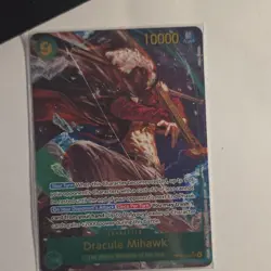 Bandai One Piece CCG Dracule Mihawk OP14-119 Character Card 10000 Power - Image 1