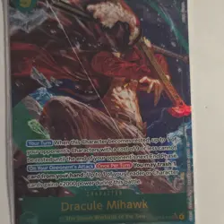 Bandai One Piece CCG Dracule Mihawk OP14-119 Character Card 10000 Power - Image 2