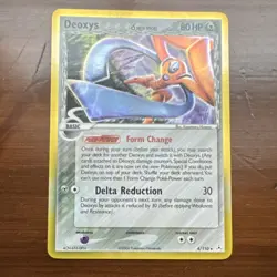 Pokemon Deoxys EX Delta Species EX Holon Phantoms Rare Basic 80HP 4/110 Card - Image 2