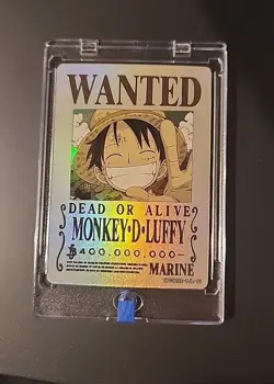 🔥One Piece Monkey D. Luffy Holofoil Wanted Poster Trading Card OPC1202-TJL-01🔥 - Image 4