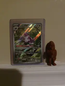 Pokemon TCG Nidoking Scarlet and Violet 151 Illustration Rare Card 174/165 - Image 1