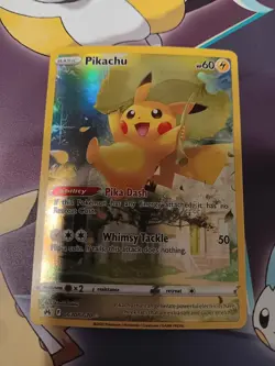 2023 Pokemon Pikachu GG30/GG70 full art trading card - Image 1