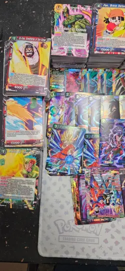 Dragon ball Z Trading Card Lot Rares, holos, Double sided 1000+ - Image 2