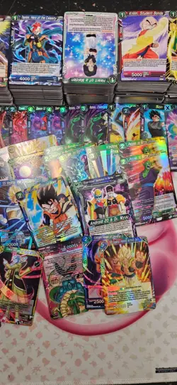 Dragon ball Z Trading Card Lot Rares, holos, Double sided 1000+ - Image 4
